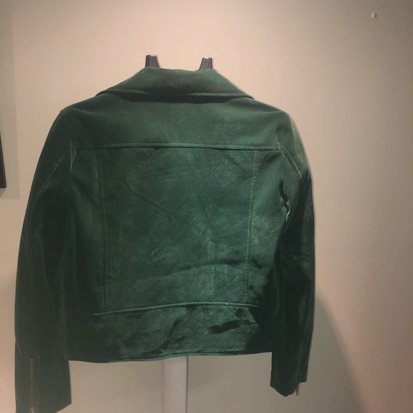 Velvet green Lulus jacket - Picture 4 of 5